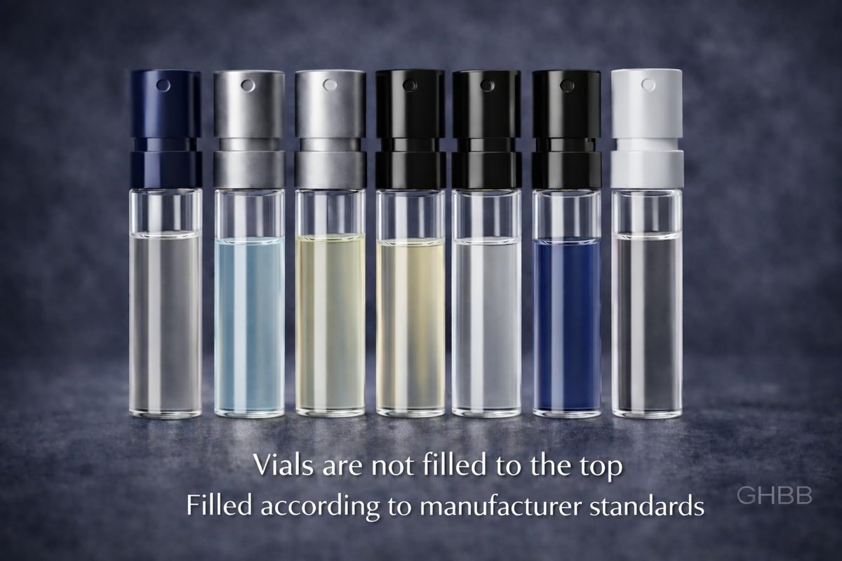 GHBB Cologne 11 Designer Sample Vial For Men Sampler Discovery Set Avelisse