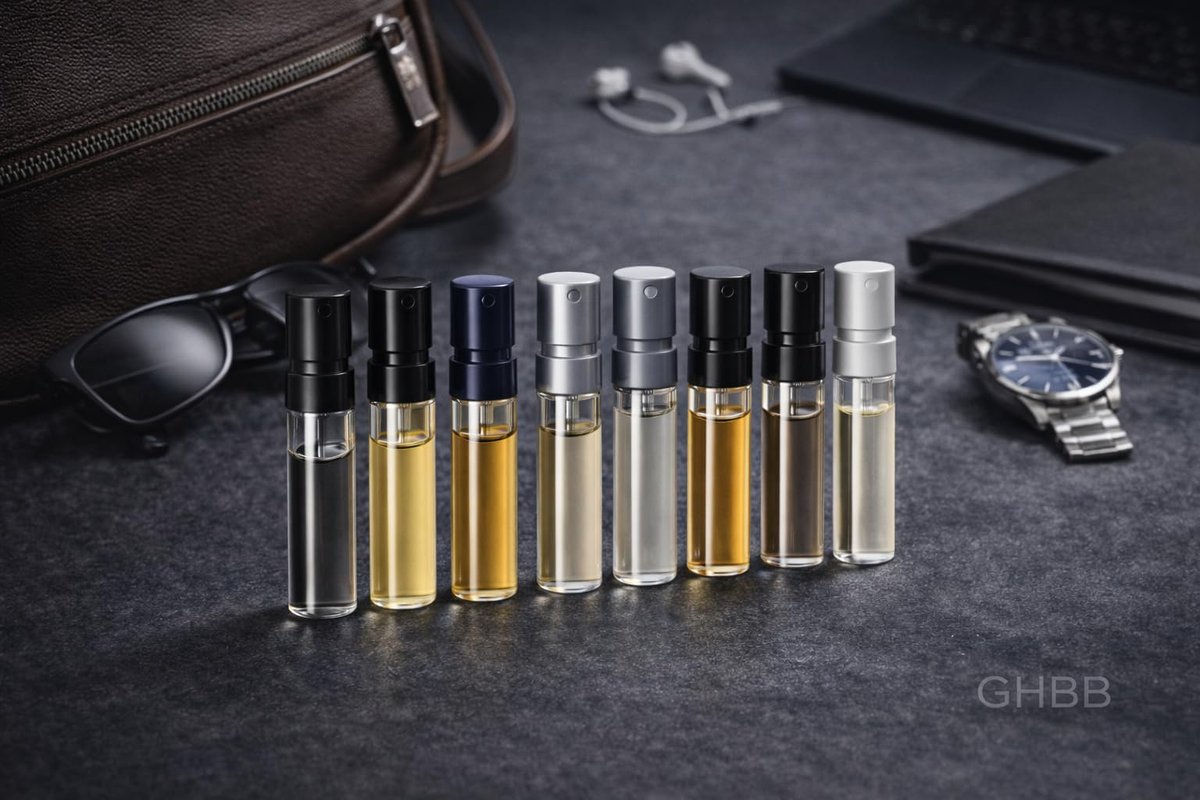 GHBB Cologne 11 Designer Sample Vial For Men Sampler Discovery Set Avelisse