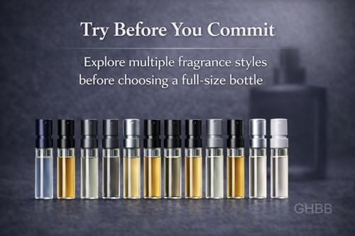 GHBB Cologne 11 Designer Sample Vial For Men Sampler Discovery Set Avelisse