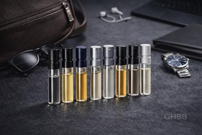 GHBB Cologne 11 Designer Sample Vial For Men Sampler Discovery Set Avelisse