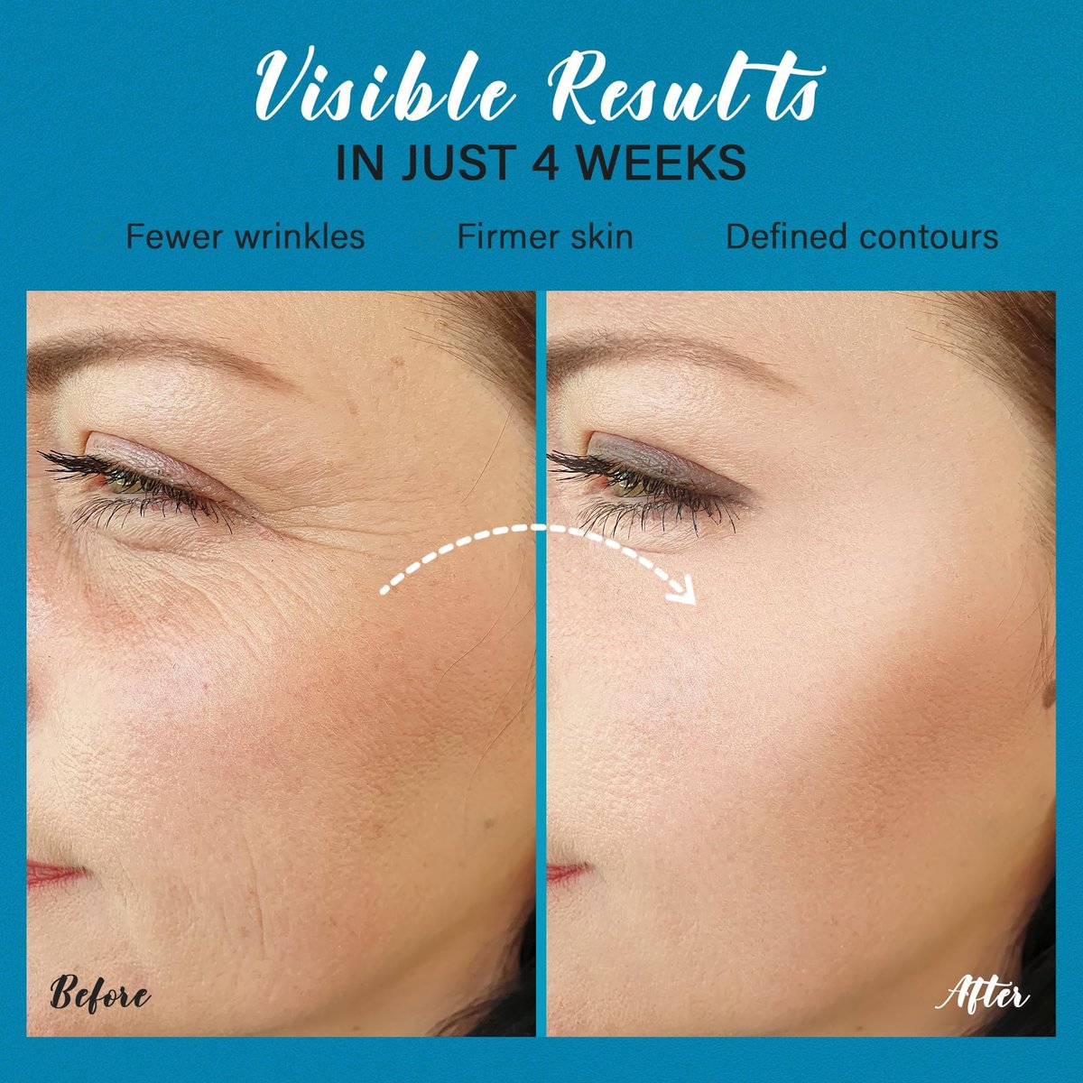 Tighten and Lift Neck Cream: Instant Face Lift Cream - 6-in-1 Anti-Aging Face Moisturizer for Anti-Wrinkle Firm - Collagen Retinol Peptides & Hyaluronic Acid Neck Firming Cream for Skin Care Avelisse
