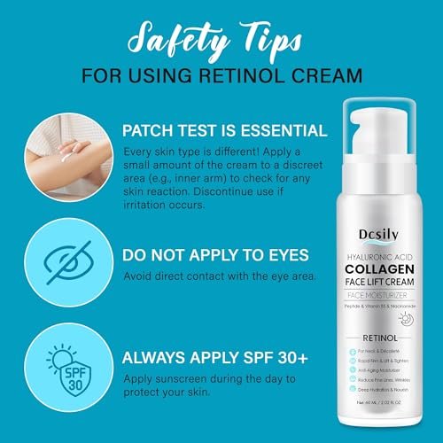 Tighten and Lift Neck Cream: Instant Face Lift Cream - 6-in-1 Anti-Aging Face Moisturizer for Anti-Wrinkle Firm - Collagen Retinol Peptides & Hyaluronic Acid Neck Firming Cream for Skin Care Avelisse