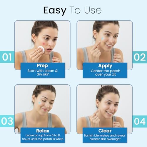 Wright Glow By Taylor Overnight Pimple Fix Patches – Star & Heart-Shaped Hydrocolloid Stickers for Clear Skin, 116 Count - görsel 8