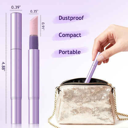 Furtherpretty 5PCS Cuticle Oil Pusher Pen Set: 2-in-1 Ceramic Cuticle Pushers with Oil for Nail Repair, Hangnail & Dry Cuticle Removal, Professional Salon Tools