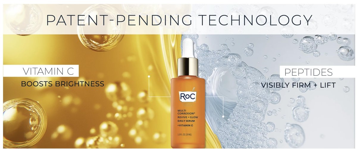 RoC Multi Correxion Revive and Glow Daily Vitamin C Serum Set - 2.7 Fl Oz Total Avelisse