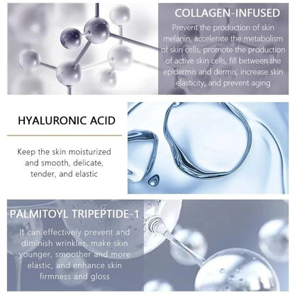 Collagen Lip Booster Plumping Serum - Repair Lip Lines, Anti-Wrinkle, Hyaluronic Moisturizing Treatment for Fuller, Brighter Lips Avelisse