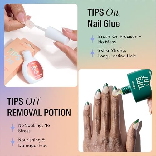 Chillhouse Tips Off Nail Glue Remover – Gentle Press-On Nail Removal with Safflower, Jojoba & Orange Peel Oil – Women-Owned Beauty & Self Care – 1.18 fl oz - görsel 10