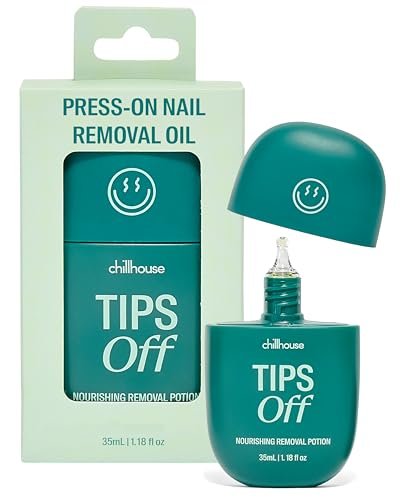 Chillhouse Tips Off Nail Glue Remover – Gentle Press-On Nail Removal with Safflower, Jojoba & Orange Peel Oil – Women-Owned Beauty & Self Care – 1.18 fl oz - görsel 2