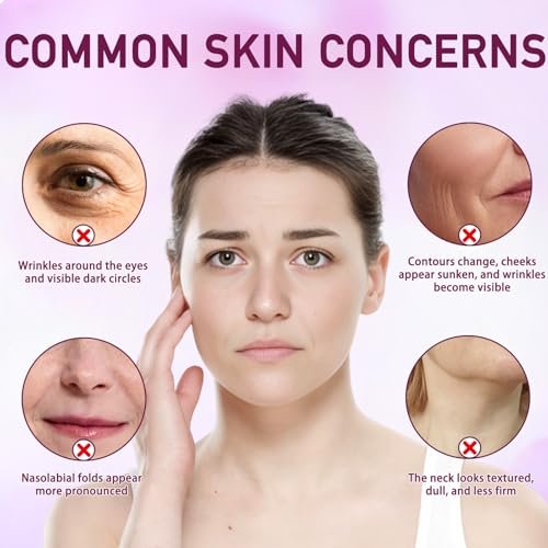 Meifenla Calcium Multi Balm Stick – Collagen Moisturizing Stick for Face, Eyes & Neck, Hydrating & Firming, 0.3 oz - görsel 6