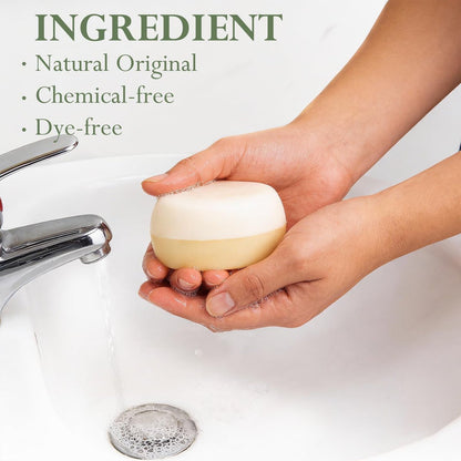 Beef Tallow Soap Bar - Natural Grass Fed Tallow Soap for Face & Body, Moisturizing Hand and Bath Soap, Gentle Formula from Inner Mongolia Grassland (4 oz) Avelisse