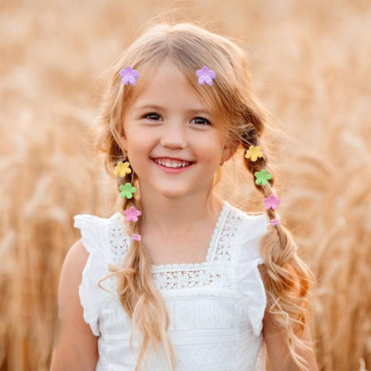 1256 Pcs Hair Accessories for Girls – Ponytail Holders, Toddler Hair Ties with Mini Hair Clips & Star Hair Clips