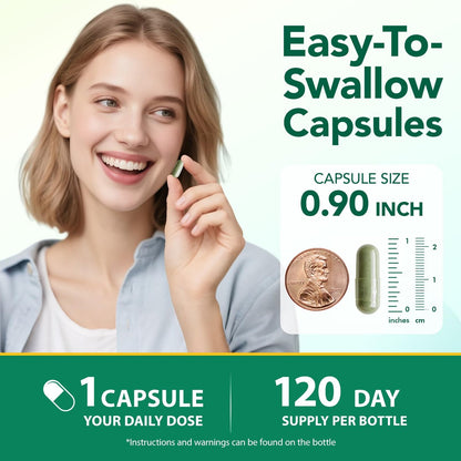 AUIWQWFI Body Deodorizing Supplement - Chlorophyll Pills for Internal Odor Control, Fresh Breath & Digestive Support - 120 Count Avelisse