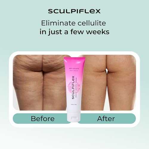 Sculpiflex Anti Cellulite Cream – Lifting & Firming Body Cream for Arms, Stomach, Legs – Smoothing & Hydrating Lightweight Formula for All Skin Types (2.82 oz) Avelisse