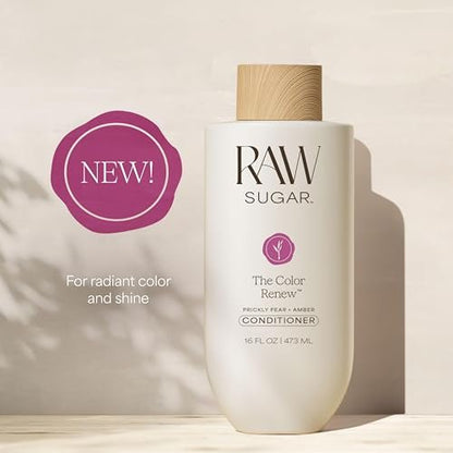Raw Sugar Shampoo and Conditioner Set - The Color Renew Hair Care Duo, 16 Fl Oz Each, Protects Color, SLS/SLES & Paraben Free, Vegan Avelisse