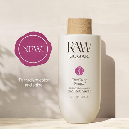Raw Sugar Shampoo and Conditioner Set - The Color Renew Hair Care Duo, 16 Fl Oz Each, Protects Color, SLS/SLES & Paraben Free, Vegan Avelisse