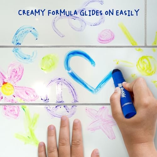 Mr. Bubble Bath Time Body Paints – 6-Color Washable Bath Paint Sticks for Kids, Gentle & Kid-Safe, Scented Colors with Carrying Case - görsel 16