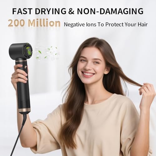 LNSTN 5-in-1 Blow Dryer Brush with Negative Ion Technology for Smooth, Voluminous Hair Avelisse