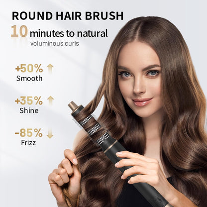 LNSTN 5-in-1 Blow Dryer Brush with Negative Ion Technology for Smooth, Voluminous Hair Avelisse