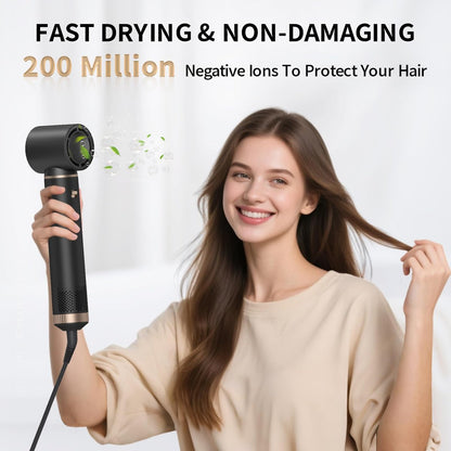 LNSTN 5-in-1 Blow Dryer Brush with Negative Ion Technology for Smooth, Voluminous Hair Avelisse