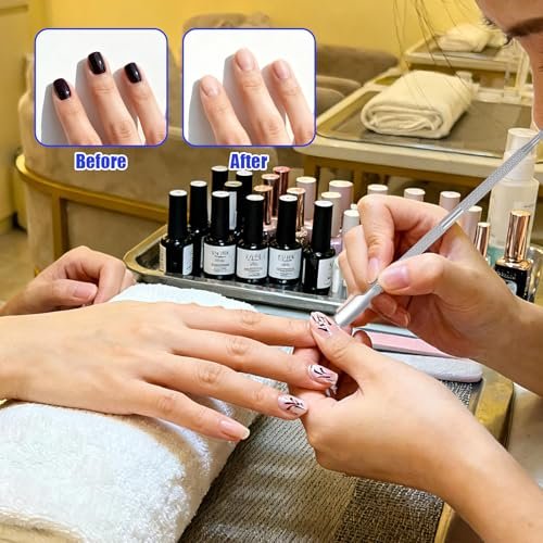 4 Pcs Stainless Steel Cuticle Pusher Set – Dual Head Nail Pusher & Remover Tool for Manicure Pedicure Avelisse