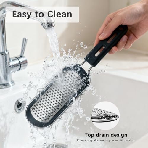 FREATECH Nano Glass & Stainless Steel Foot File 2-in-1 Foot Rasp for Callus Remover, Professional Pedicure Tool for Hard Cracked Dead Heel Skin, Smooth Exfoliating Heel Care for Home Spa Shower - görsel 10