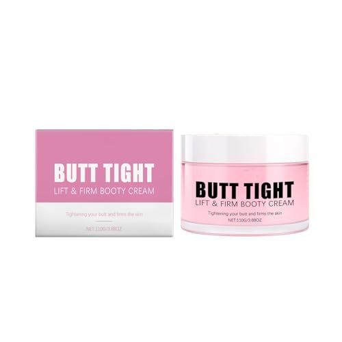 KunMan Butt Tight Lift Cream - Cellulite Cream for Firm, Smooth Booty Skin - Tighten Leg Skin, Reduce Loose & Crepey - Bum Mask for Booty, Thighs, Belly & Arms (3.38 fl oz) - görsel 2