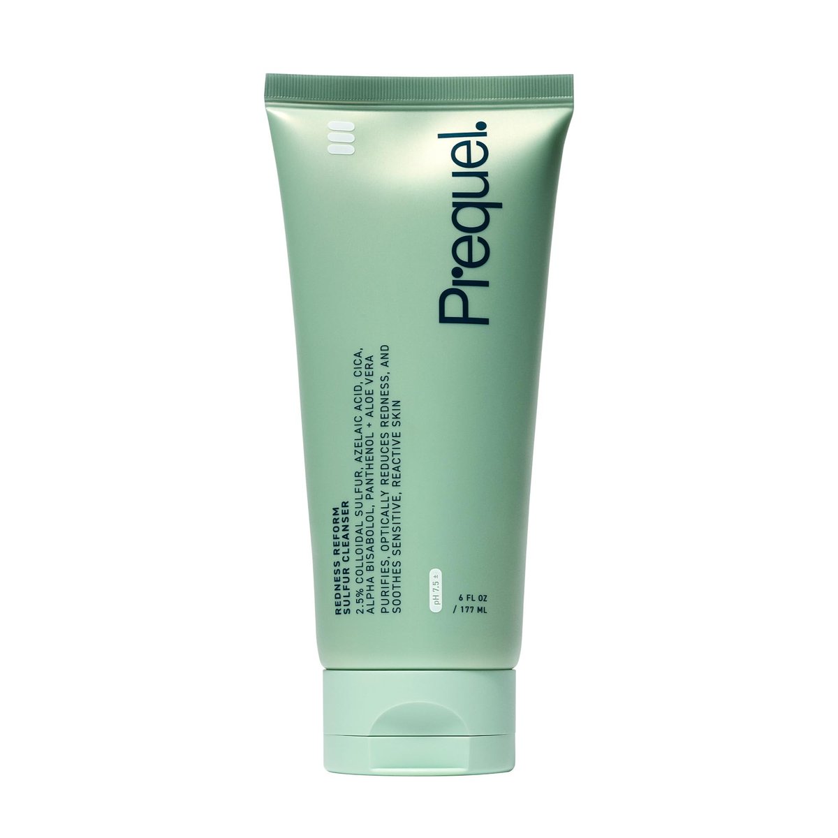 Prequel Skin Redness Reform Sulfur Cleanser – Calming Face Wash with Azelaic Acid & Colloidal Sulfur for Redness & Discomfort – Dermatologist-Developed – 6.5 oz - görsel 1