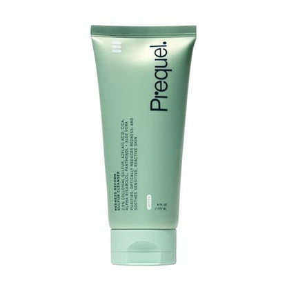 Prequel Skin Redness Reform Sulfur Cleanser – Calming Face Wash with Azelaic Acid & Colloidal Sulfur for Redness & Discomfort – Dermatologist-Developed – 6.5 oz