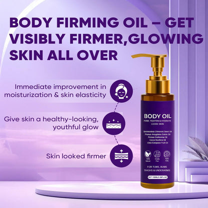 Zotreval Body Firming Oil – Luxury Firming & Hydrating Body Serum for Crepe Skin with Vitamin E & Sweet Almond Oil Avelisse