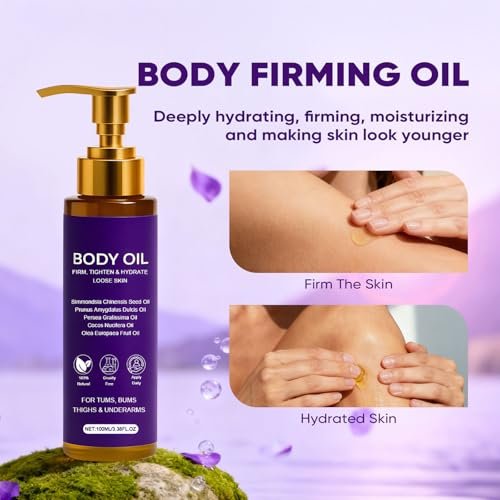 Zotreval Body Firming Oil – Luxury Firming & Hydrating Body Serum for Crepe Skin with Vitamin E & Sweet Almond Oil Avelisse