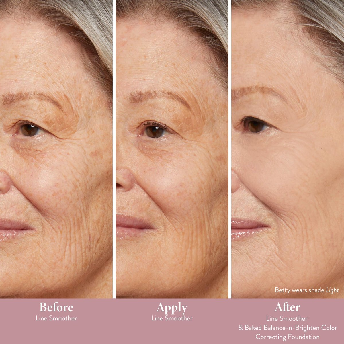 LAURA GELLER Line Smoother Targeted Fine Line Blurring Primer | Wrinkles & Pores, Subtly Tinted, with Vitamin C & Niacinamide for Mature Skin Avelisse