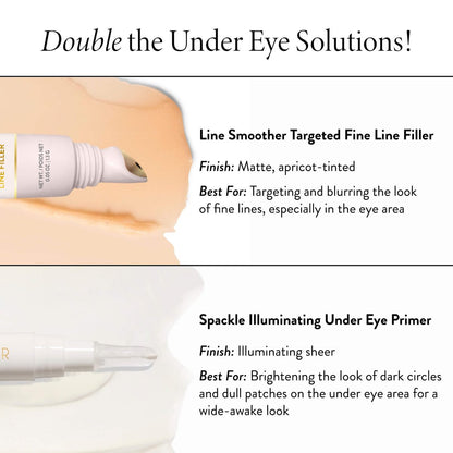 LAURA GELLER Line Smoother Targeted Fine Line Blurring Primer | Wrinkles & Pores, Subtly Tinted, with Vitamin C & Niacinamide for Mature Skin Avelisse