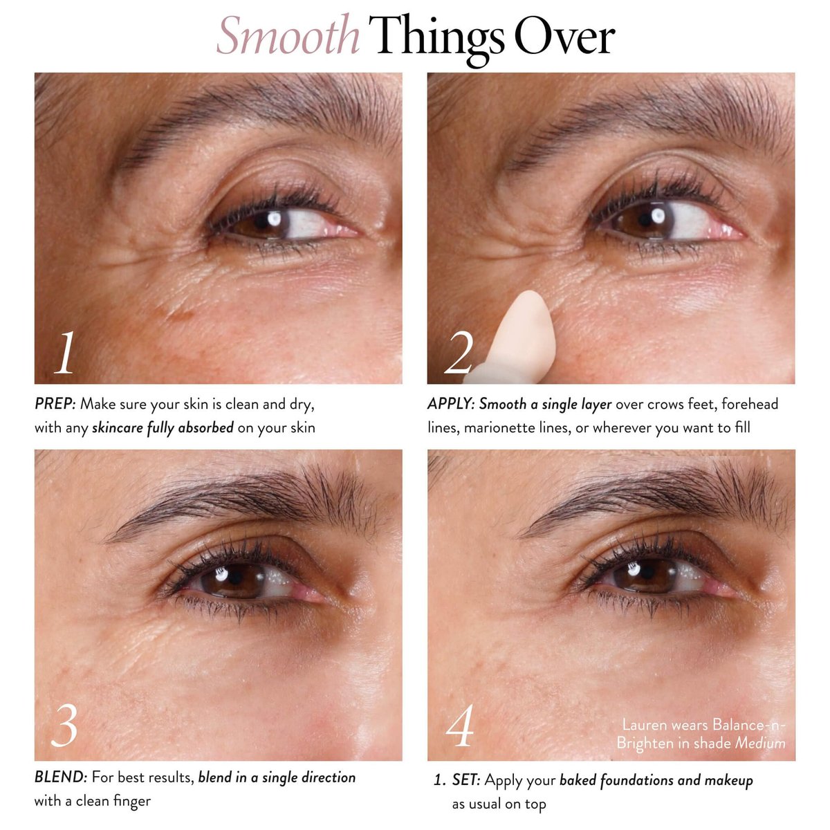 LAURA GELLER Line Smoother Targeted Fine Line Blurring Primer | Wrinkles & Pores, Subtly Tinted, with Vitamin C & Niacinamide for Mature Skin Avelisse