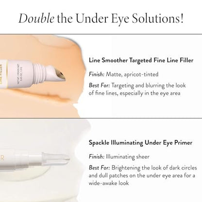 LAURA GELLER Line Smoother Targeted Fine Line Blurring Primer | Wrinkles & Pores, Subtly Tinted, with Vitamin C & Niacinamide for Mature Skin Avelisse