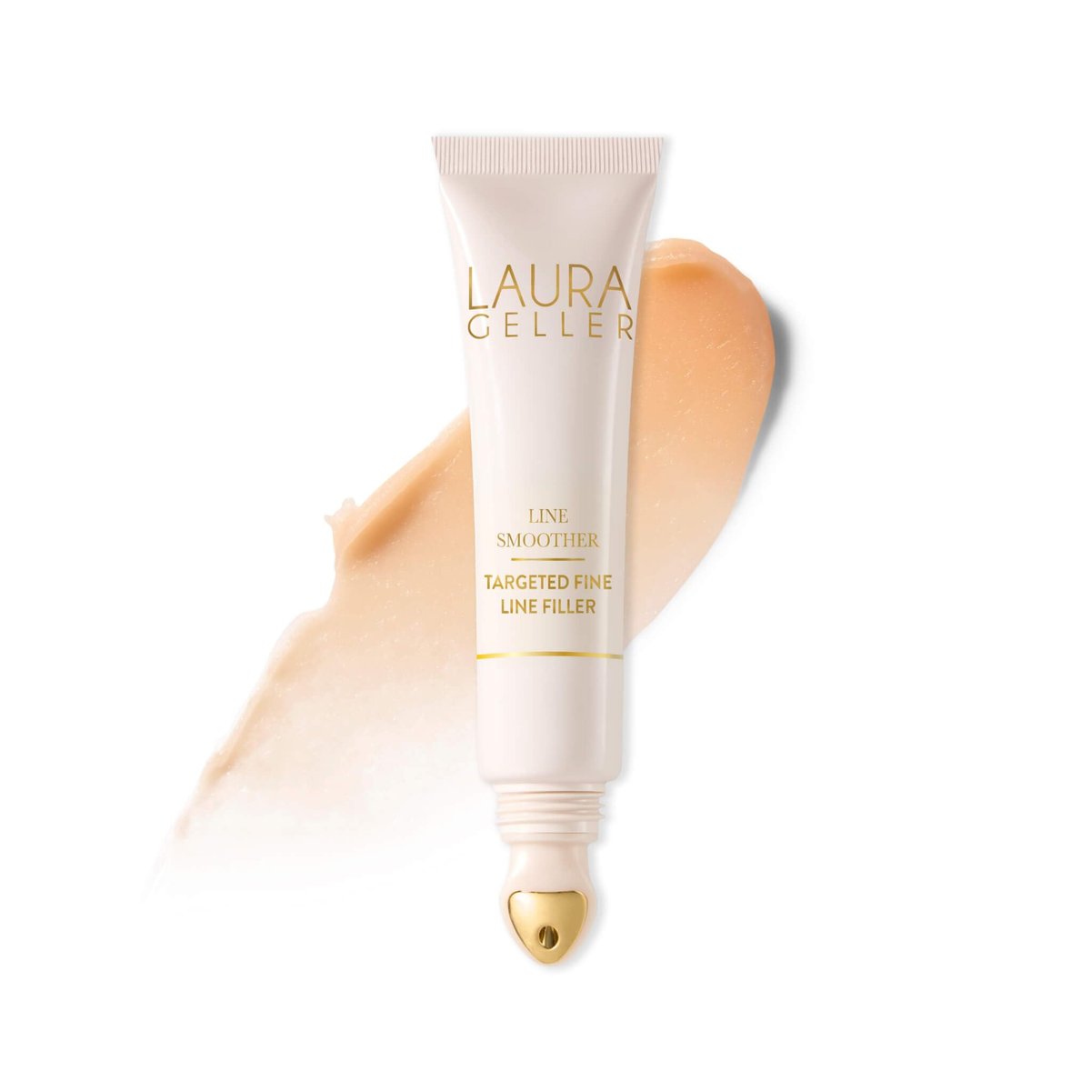 LAURA GELLER Line Smoother Targeted Fine Line Blurring Primer | Wrinkles & Pores, Subtly Tinted, with Vitamin C & Niacinamide for Mature Skin Avelisse