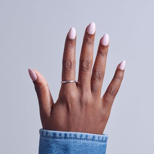 KISS CORE Press On Nails - Euphonious Pink, Short Almond Shape, 32 Nails with Glue, Manicure Stick & Mini File - görsel 6
