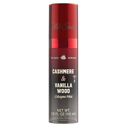Old Spice Cologne Mist for Men – The Spice Alchemist Collection, Cashmere + Vanilla Wood, 3.8 oz