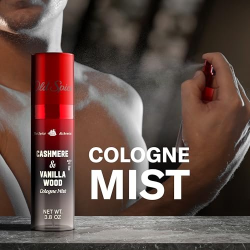 Old Spice Cologne Mist for Men – The Spice Alchemist Collection, Cashmere + Vanilla Wood, 3.8 oz - görsel 10