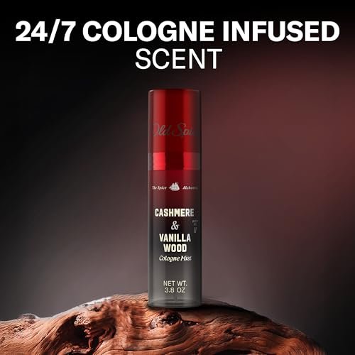 Old Spice Cologne Mist for Men – The Spice Alchemist Collection, Cashmere + Vanilla Wood, 3.8 oz - görsel 4