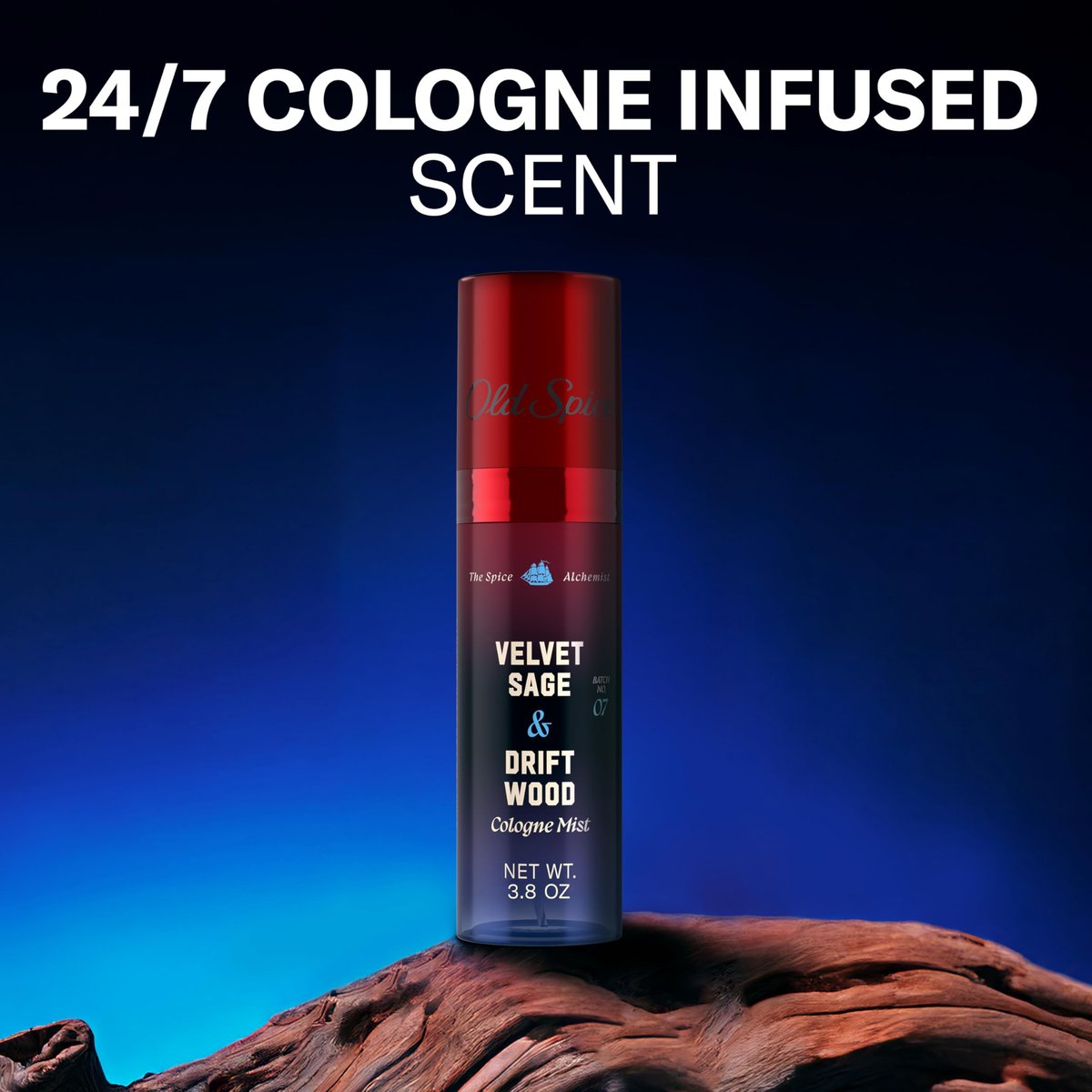 Old Spice The Spice Alchemist Velvet Sage + Driftwood Cologne Mist for Men, 3.8 oz Avelisse