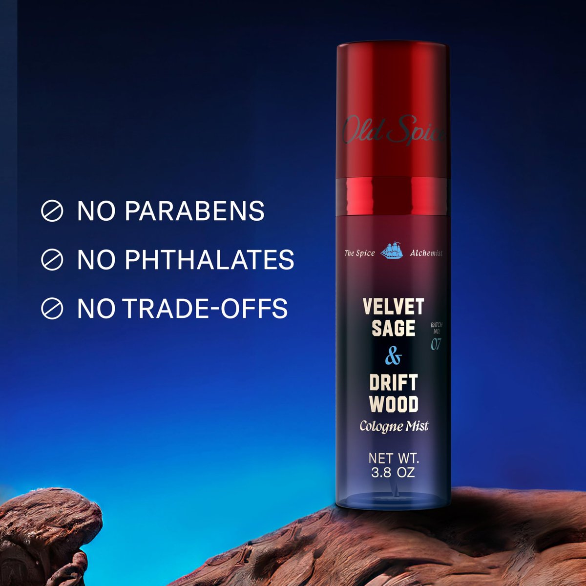 Old Spice The Spice Alchemist Velvet Sage + Driftwood Cologne Mist for Men, 3.8 oz Avelisse