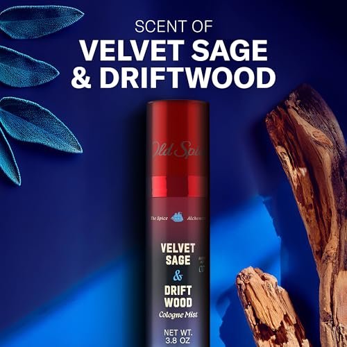 Old Spice The Spice Alchemist Velvet Sage + Driftwood Cologne Mist for Men, 3.8 oz Avelisse