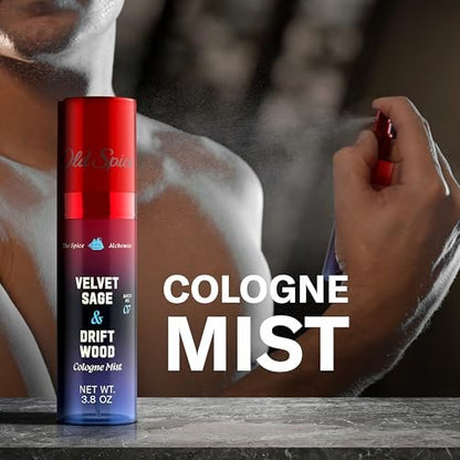 Old Spice The Spice Alchemist Velvet Sage + Driftwood Cologne Mist for Men, 3.8 oz Avelisse