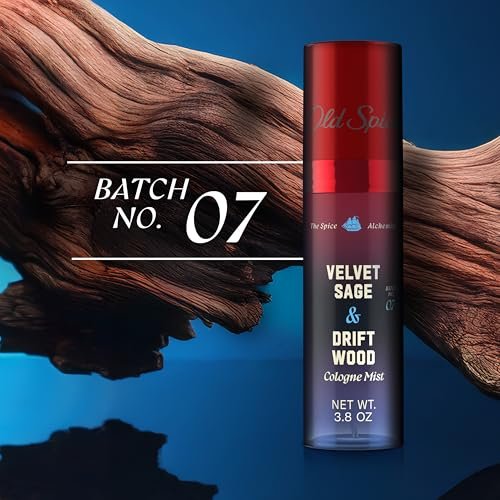 Old Spice The Spice Alchemist Velvet Sage + Driftwood Cologne Mist for Men, 3.8 oz Avelisse