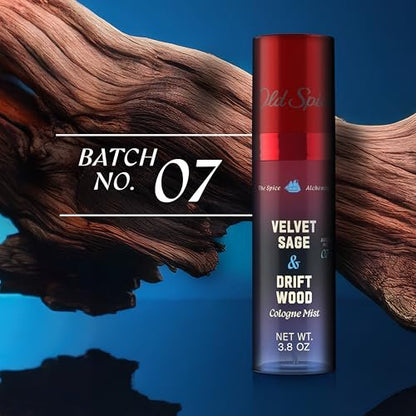 Old Spice The Spice Alchemist Velvet Sage + Driftwood Cologne Mist for Men, 3.8 oz Avelisse