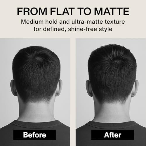 Kings Domain Melbourne Matte Balm | Ultra Matte Hair Paste for Men | Medium Hold Styling Balm | Smooth Frizz-Free Control | 3oz Salon Quality - görsel 6