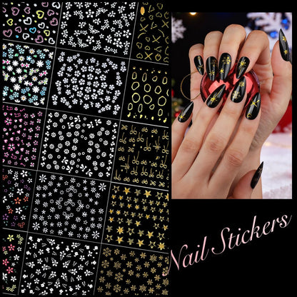 Teenitor Acrylic Nail Kit with Clear Coffin Nail Tips, Nail Charms, Gems, Stickers, Brushes, Dotting Tools, and Stand - DIY Press On Nails Kit for Beginners and Professionals Avelisse
