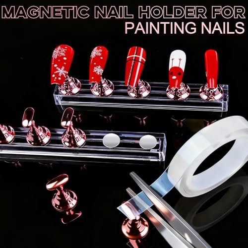 Teenitor Acrylic Nail Kit with Clear Coffin Nail Tips, Nail Charms, Gems, Stickers, Brushes, Dotting Tools, and Stand - DIY Press On Nails Kit for Beginners and Professionals Avelisse