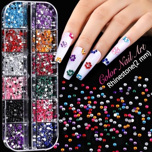 Teenitor Acrylic Nail Kit with Clear Coffin Nail Tips, Nail Charms, Gems, Stickers, Brushes, Dotting Tools, and Stand - DIY Press On Nails Kit for Beginners and Professionals Avelisse