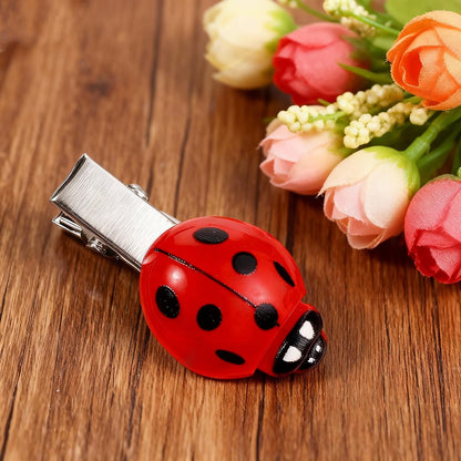 20 Pcs Ladybug Hair Clips – Cute Red Lady Bug Barrettes for Cosplay, Themed Parties & Everyday Fun